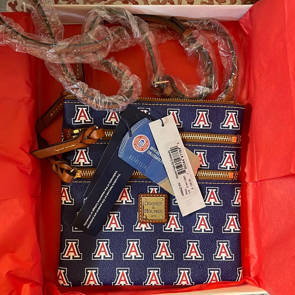 Dooney & Bourke Triple Zip UofA Cross body